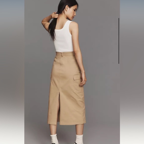 Mare Mare Sleeveless Twofer Cargo Midi Dress NWT - Picture 5 of 5